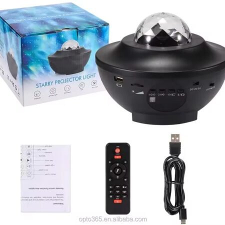 Projecteur veilleuse laser LED portable à prix réduit, mini projecteur d'étoiles et de galaxies avec haut-parleur Bluetooth sans fil