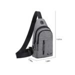 Sacoche, Sac à bandoulière homme avec chargement USB, sac à bandoulière, sac à dos de randonnée, sac de moto étanche pour homme et femme
