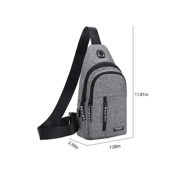 Sacoche, Sac à bandoulière homme avec chargement USB, sac à bandoulière, sac à dos de randonnée, sac de moto étanche pour homme et femme
