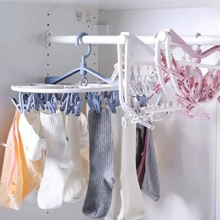 Séchoir à linge pliable à 32 pinces de séchage