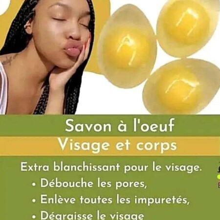 Savon œuf pour visage et corps original