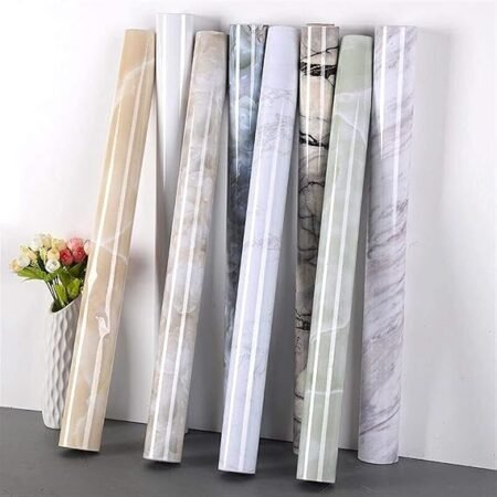 Revêtement mural PVC adhésif en marbre, papier peint imperméable pour décoration de salle à manger, cuisine, armoire, rénovation de meubles, style moderne, loisirs créatifs