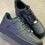 Baskets air Force Universelles Noires et blanc, Chaussures de Sport Décontractées pour Homme et Femme, Confort et Style Urbain Intemporel, Souliers Robustes et Polyvalents