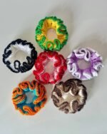 Scrunchies en tricotage