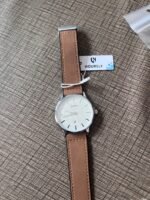 HOURSLY Bracelet en caoutchouc noir à boucle très confortable