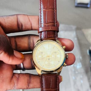 Montre unisexe INVICTA disponible en or bracelet en cuir