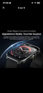 Montre connectée Oraimo Nova AM Écran incurvé sans bordure