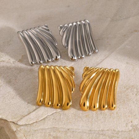 Boucles d'oreilles à vis ONDA