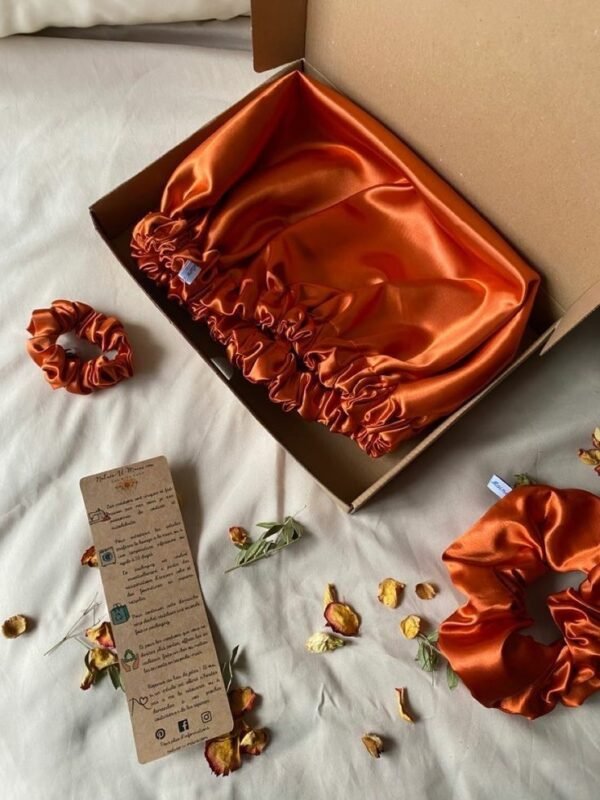 Bonnet double face+ Scrunchies