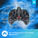 Drone Avion de chasse RC Ultra Fiable