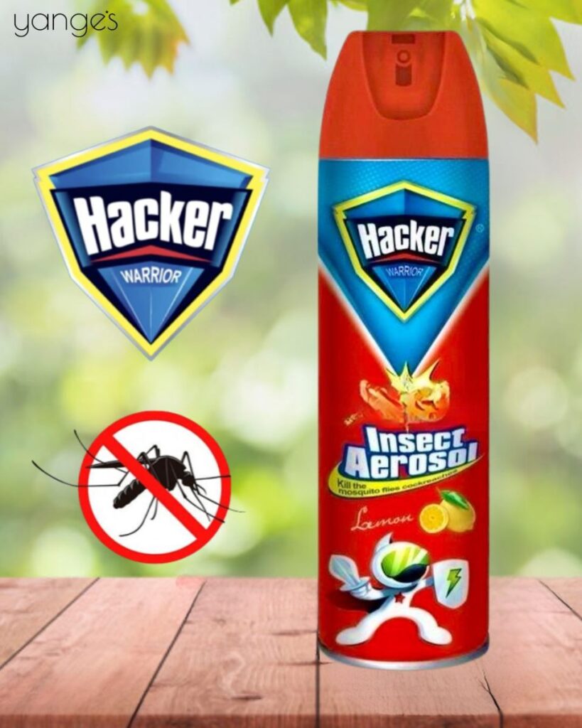 HACKER insecticide Aérosol 750ml arome citron