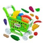 Jeux de chariot de courses et de fruits pour enfants