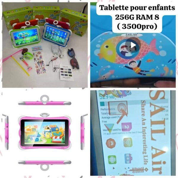 Tablette éducatif pour enfants à sim