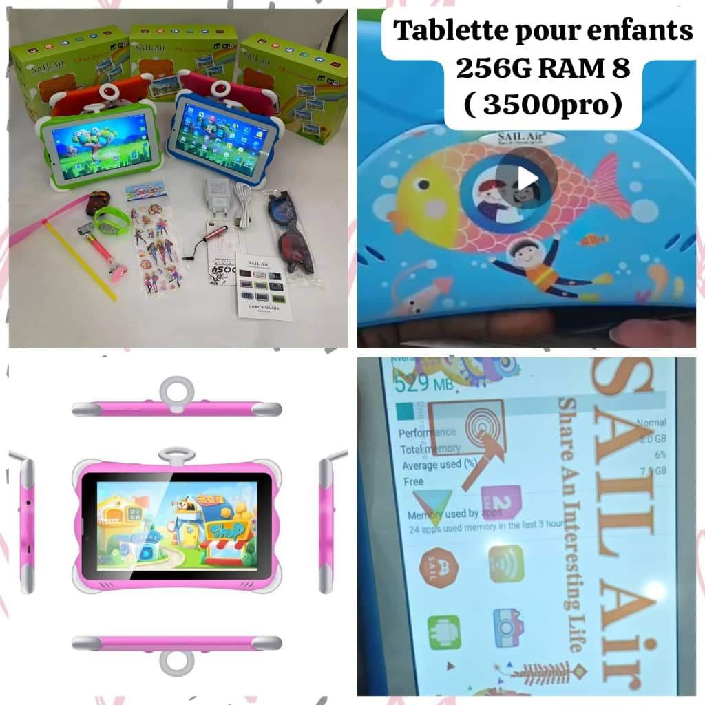 Tablette éducatif pour enfants à sim