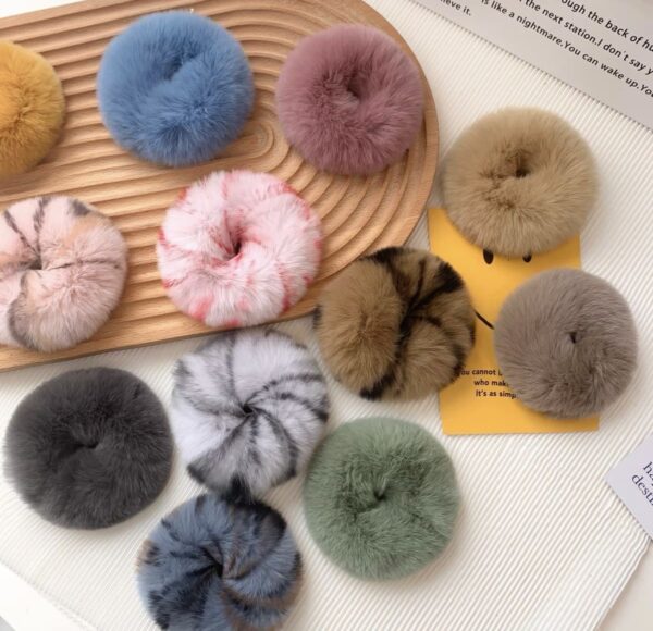 Scrunchies en fourrure