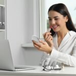 2 en 1 miroir & brosse