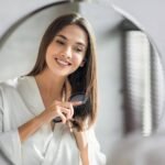 2 en 1 miroir & brosse