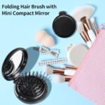 2 en 1 miroir & brosse