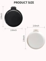 2 en 1 miroir & brosse