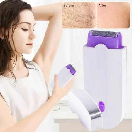 Épilateur Électrique Indolore pour Femme, Rasoir Dépilateur Portable Rechargeable pour une Peau Lisse et Douce, Élimination Efficace des Poils sans Irritation