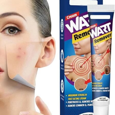 Crème Anti-Verrues et Grains de Beauté à Action Rapide WART, Dissolvant Efficace pour Peau Nette, Traitement Pénétrant des Verrues Communes et Plantaires, Formule Puissante pour Élimination Visible