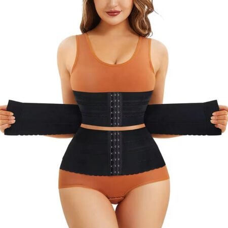 Gainante Corset Minceur Ventre Plat et Soutien Post-partum, Gaine de Sudation Confortable pour Silhouette Sculptée et Posture Améliorée