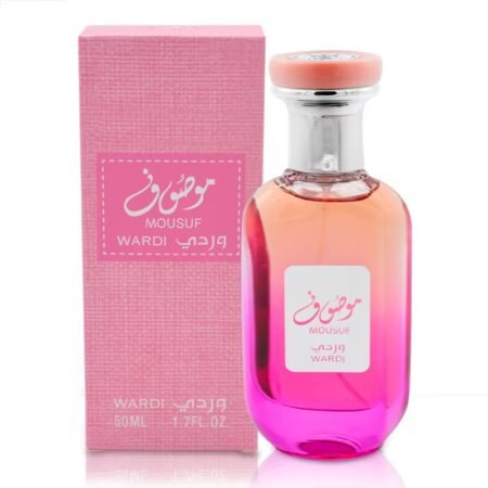 Parfum MOUSUF WARDI pour Femme, Eau de Parfum Longue Tenue, Fragrance Florale Fruitée Orientale 50ml, Senteur Envoûtante et Raffinée pour Toutes Occasions
