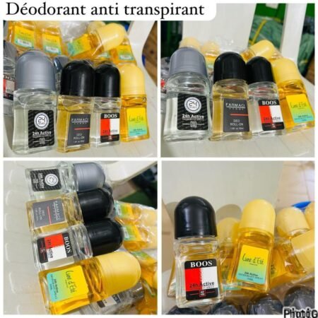 3 à 2500 Déodorant Anti-Transpirant Roll-On 24h, Protection Efficace Contre les Odeurs et la Transpiration, Fraîcheur Longue Durée 50ml, Déo Corporel Homme & Femme