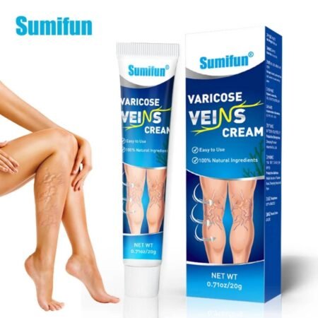 Crème Traitement Varices Sumifun, Soulagement Jambes Lourdes et Veines Apparentes, Formule Naturelle Facile à Appliquer pour Améliorer la Circulation et Réduire l'Inconfort