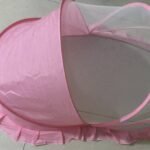 Moustiquaire Bébé Pliable Portable, Lit de Voyage Anti-Moustique et Anti-Insectes pour Nouveau-né, Berceau Couffin Respirant et Léger pour Sommeil Sécurisé (Bleu Ciel)