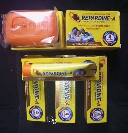 Repardine-A Savon et Crème Dermatologique Quadruple Action, Soin Réparateur Peau Sensible, Force Maximale Anti-Imperfections, Hydratant et Apaisant