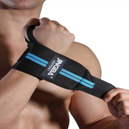 Sangle de Poignet Musculation JINGBA SUPPORT, Bande de Maintien Réglable pour Haltérophilie et Fitness, Protection Articulaire Renforcée, Stabilité Optimale Anti-Blessures