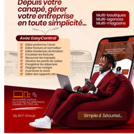 EasyControl Logiciel de Gestion de Boutique Complet : Vente, Stock, Clients, Multi-magasins & Accessible Partout