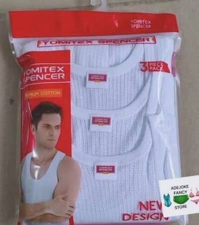Lot de 3 Débardeur de Corps Homme YOMITEX SPENCER en Coton Premium Blanc – Débardeurs Confortables et Respirants