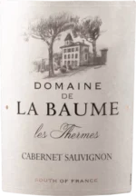 les thermes cabernet sauvignon domaine de la baume label 600x600