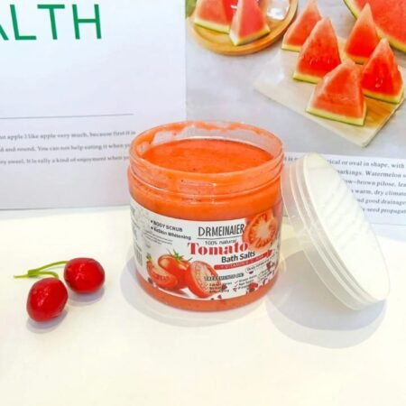 Gommage Corporel DRMEINAIER Tomate 100% Naturel, Exfoliant Éclaircissant 4x pour Peau, Vitamine E et AHA