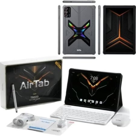 Airtab T5000 Tablette Tactile 1To RAM 24Go Écran 10 Pouces Pack Complet Multimédia Gris