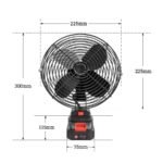HIERKIN High Quality 21V Electric Mini Fan Small Outdoor Camping Ventilation Fans Cooling Portable Mini Rechargeable Battery Fan