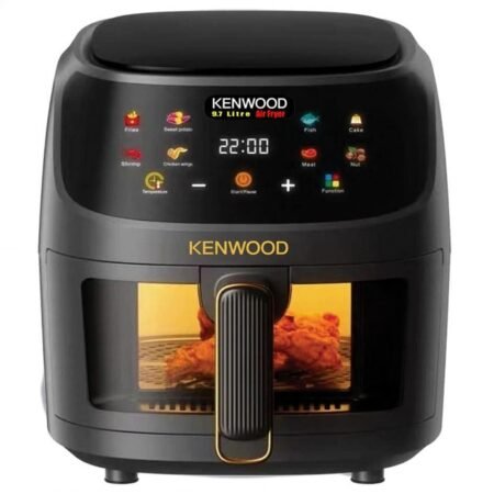 Air Fryer Kenwood 12L 3500W Numérique Multifonction pour Friture Sans Huile Saine et Rapide Noir
