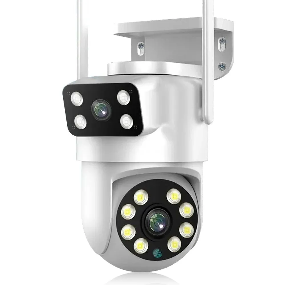 security camera dual lens 4k 8mp ptz wifi tuya sma security camera dual lens 4k 8mp ptz wifi tuya sma