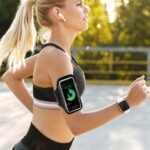 Brassard de sport pour téléphone portable – Support téléphone de bras pour salle de sport et footing