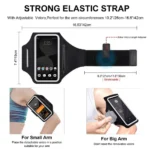 Brassard de sport pour téléphone portable – Support téléphone de bras pour salle de sport et footing