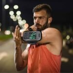 Brassard de sport pour téléphone portable – Support téléphone de bras pour salle de sport et footing